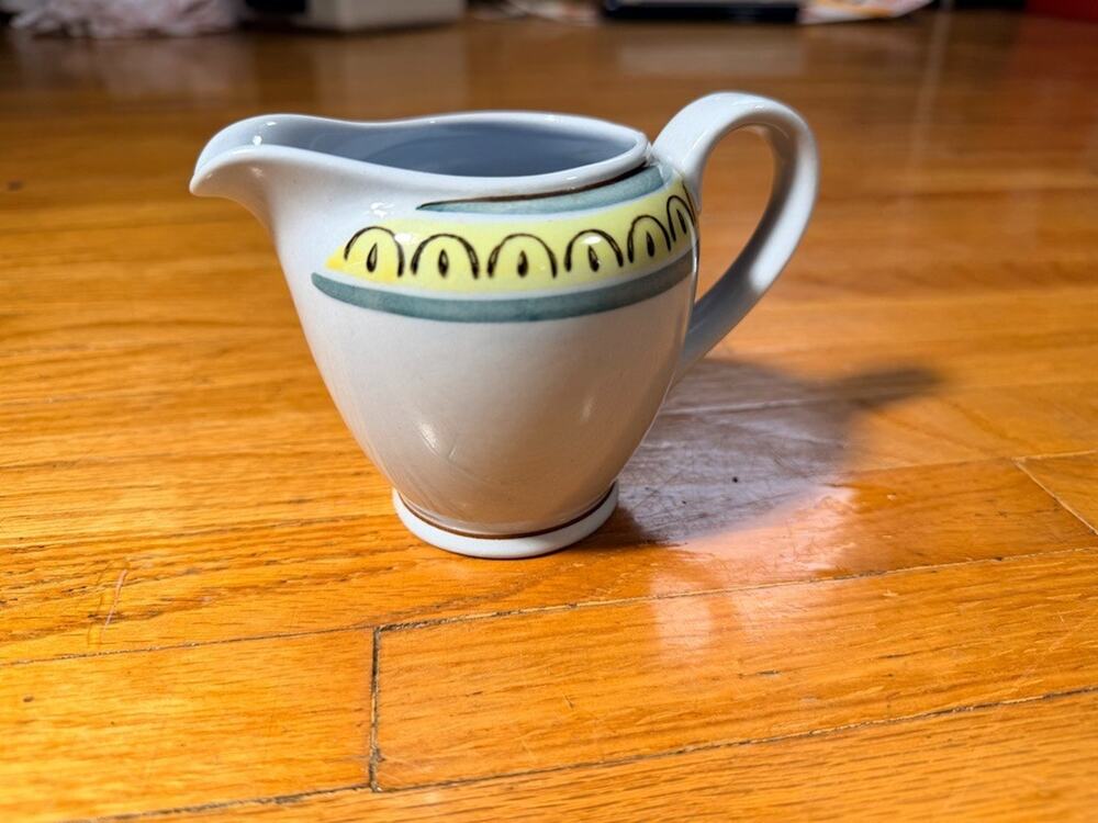 Midcentury Arabia Finland Crownband Crown Band Soup Creamer